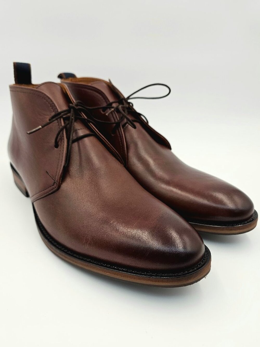 Rodd & Gunn Pebbly Hill Chukka Ankle Boots Brown Leather Men's 42- US 9 NEW